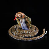 Realistic Monocled Cobra Stuffed Animal Plush Toy, Monocled Cobra Plushies