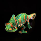 Realistic Veiled Chameleon Stuffed Animal Plush Toy, Veiled Chameleon Plushies