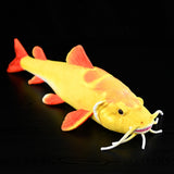 Realistic Albino Redtail Catfish Plush Toy (20 Inches) - Soft Giant Catfish Stuffed Animal Plushies