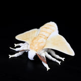 Realistic Domestic Silk Moth Stuffed Animal Plush Toy, Domestic Silk Moth Plushies
