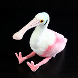Adorable Roseate Spoonbill Stuffed Animal | 11.8" Soft Bird Plush Toy