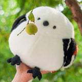 Chubby Long-tailed Tit Stuffed Animal Plush Toy, Bird Plushies