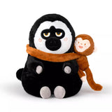 Cute White-faced Saki Stuffed Animal Plush Toy - Monkey Plushies