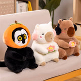 Cute Capybara Stuffed Animal Plush Toy, Relaxed Capybara Plushies