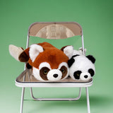 2 in 1 Stuffed Red Panda and Panda Plush Toy