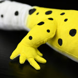 Cute Yellow Leopard Gecko Plush Toy (21.2") – Soft Stuffed Animal Lizard Doll