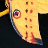 Realistic Comet Moth Plush Toy – 7.8” Madagascan Moon Moth Stuffed Animal