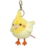 Mini Cockatiel Stuffed Plush Keychain, Bag Charm with Sound