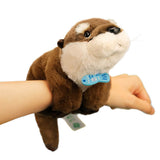 Cute Eurasian Otter Stuffed Plush Slap Bracelet, Otter Plushies