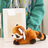 Cute Stuffed Red Panda Plush Toy with Small Bell, Animal Plushies