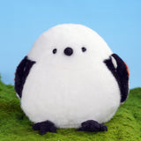 Chubby Long-tailed Tit Stuffed Animal Plush Toy, Bird Plushies