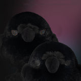 Chubby Crow Plush Keychain – Cute Round Black Raven Bag Charm & Backpack Accessory | Gothic Aesthetic Plushie Gift