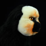 Realistic White-faced Saki Stuffed Animal Plush Toy, White-faced Saki Plushies