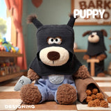 Thief Puppy Stuffed Animal Plush Toy, Funny Dog Plushies