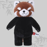 Kung Fu Red Panda Stuffed Animal Plush Toy, Handmade Plush Red Panda