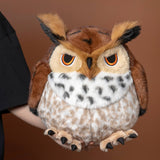 Chubby Eurasian Eagle-Owl Stuffed Animal Plush Toy