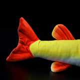 Realistic Albino Redtail Catfish Plush Toy (20 Inches) - Soft Giant Catfish Stuffed Animal Plushies