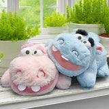 Soft Hippo Stuffed Animal Toy, Cuddly Animal Plushie