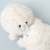 Fluffy Baby Seal Plush Keychain - Cute Animal Bag Charm & Backpack Accessory