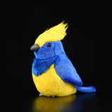 Realistic Sultan Tit Bird Stuffed Animal Plush Toy