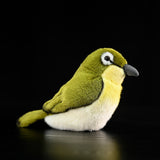 Realistic Swinhoe's white-eye Bird Stuffed Animal Plush Toy