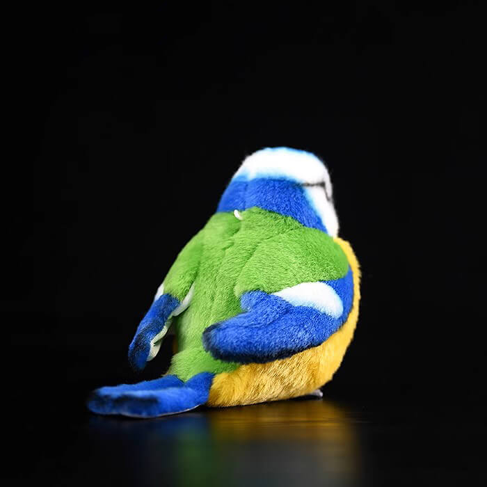 Realistic Eurasian Blue Tit Bird Stuffed Animal Plush Toy