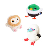 Mini Barn Owl, Mallard, Red-Footed Booby Stuffed Plush Keychain, Bag Charm