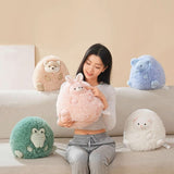 Chubby Stuffed Animal Hugging Pillow - Crocodile, Elephant, Rabbit, Dog, Cat