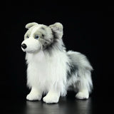 Realistic Border Collie Stuffed Animal Plush Toy, Merle Border Collie Plushies