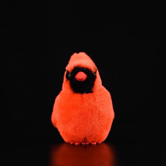 Realistic Northern Cardinal Bird Stuffed Animal Plush Toy
