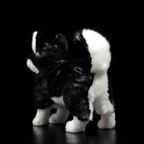 Realistic Bi-eyed Husky Dog Stuffed Animal Plush Toy, Lifelike Plushies