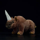 Realistic Elasmotherium Rhino Stuffed Animal Plush Toy