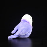 Realistic Purple Agapornis Stuffed Animal Plush Toy, Lovebird Plushies