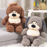 Sad Dog Stuffed Animal Plush Toy, Dog Hugging Pillow