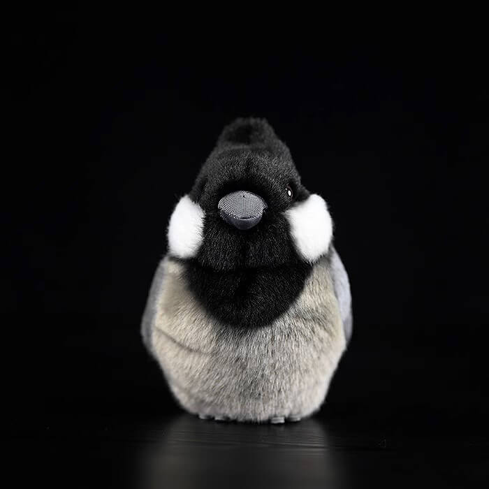 Realistic Rufous-vented Tit Bird Stuffed Animal Plush Toy