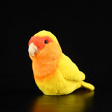 Realistic Yellow-collared Lovebird Stuffed Animal Plush Toy, Lovebird Plushies