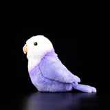 Realistic Purple Agapornis Stuffed Animal Plush Toy, Lovebird Plushies