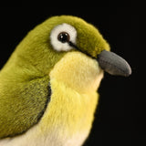 Realistic Swinhoe's white-eye Bird Stuffed Animal Plush Toy