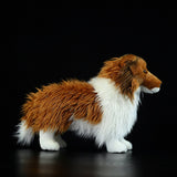 Realistic Shetland Sheepdog Stuffed Animal Plush Toy, Sheltie Plushies