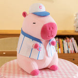 Cute Capybara Plush Toy with Backpack, Kawaii Capybara Stuffed Animal Plushie