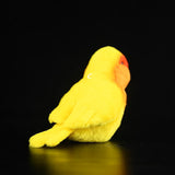 Realistic Yellow-collared Lovebird Stuffed Animal Plush Toy, Lovebird Plushies