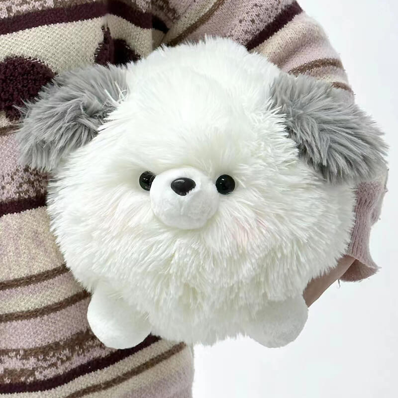 Chubby Stuffed Animal Plush Hugging Pillow - Fluffy Dog, Fluffy Pig