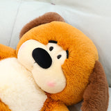 Sad Dog Stuffed Animal Plush Toy, Dog Hugging Pillow