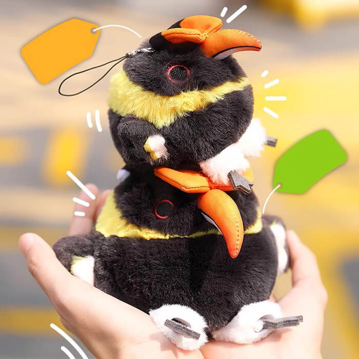 Cartoon Great Hornbill Stuffed Animal Plush Toy – KEAIART