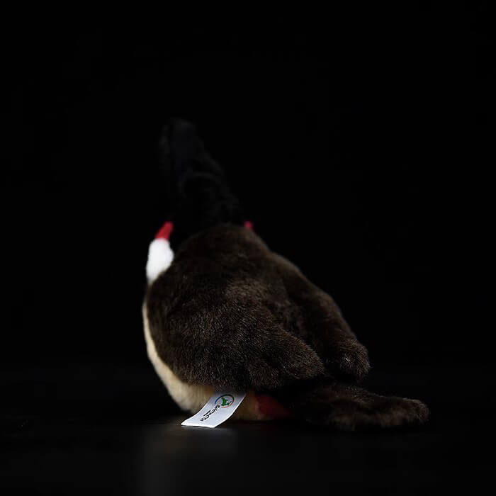 Realistic Red-whiskered Bulbul Bird Stuffed Animal Plush Toy