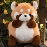 Chubby Stuffed Red Panda Plush Toy, Round Red Panda Plushies