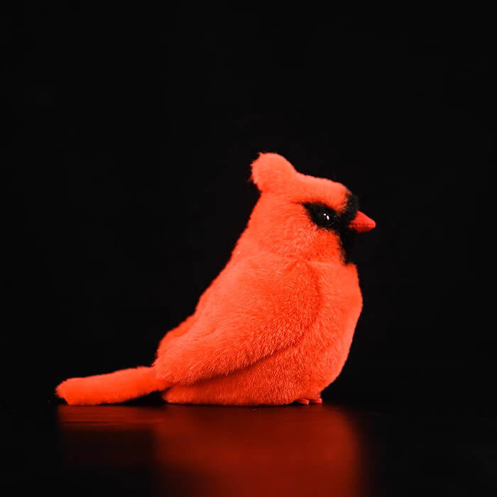 Realistic Northern Cardinal Bird Stuffed Animal Plush Toy