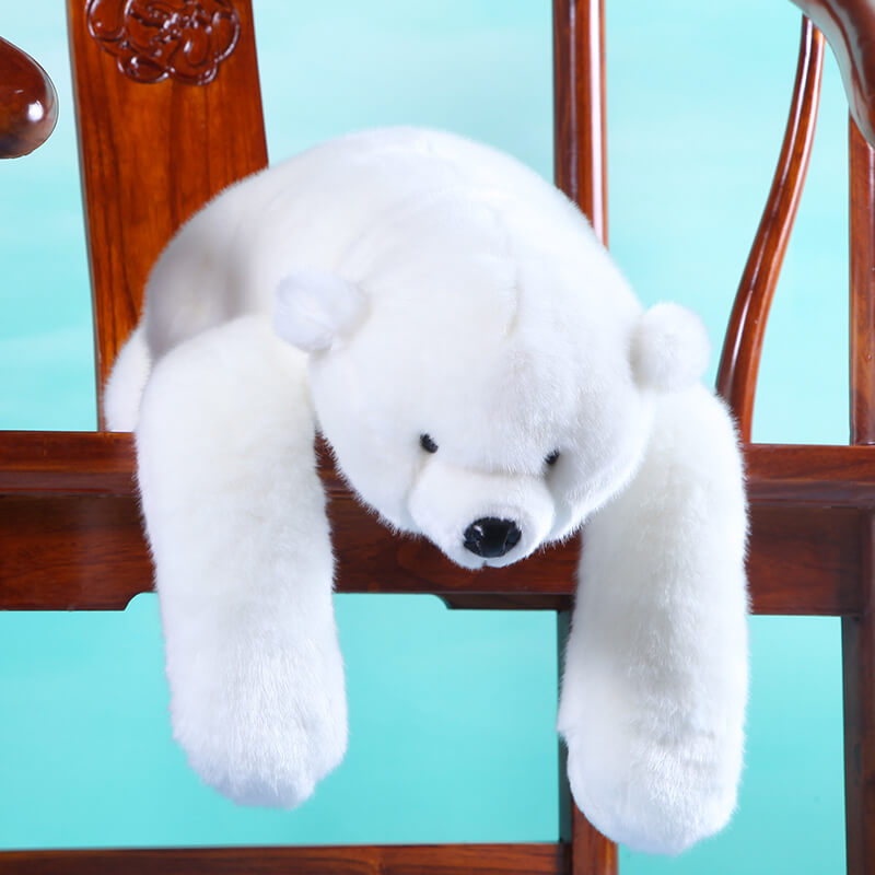 Cute Shoulder Polar Bear Plush Toy