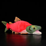 Realistic Sockeye Salmon Stuffed Animal Plush Toy