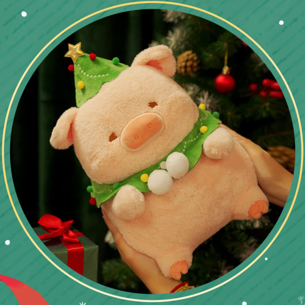 Adorable Christmas Pig Stuffed Animal Plush Toy